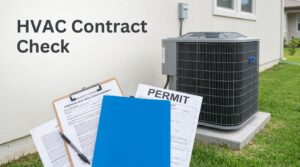HVAC installation contract
